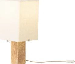 Discount Nonna Bordlampe H, Travertin/Sand Bordlamper