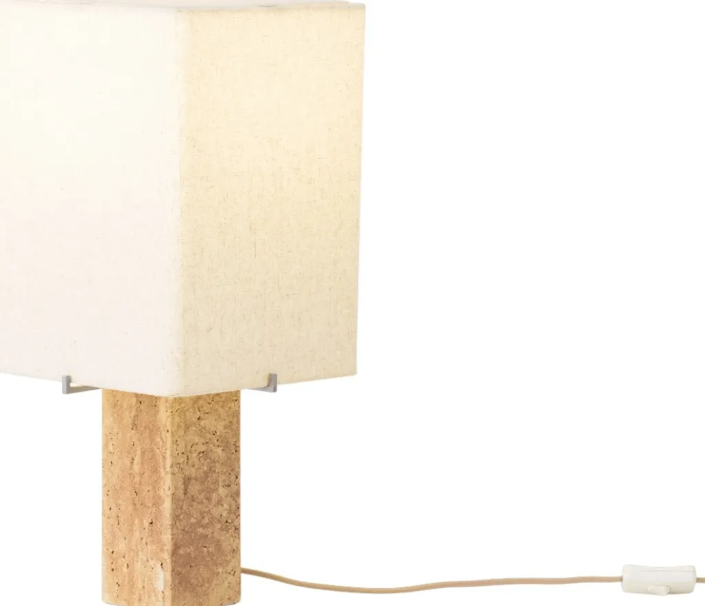 Discount Nonna Bordlampe H, Travertin/Sand Bordlamper