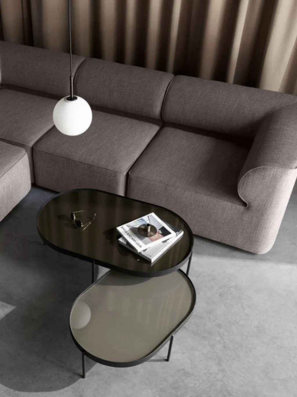 Best Nono Loungebord H25 cm, Beige Borde