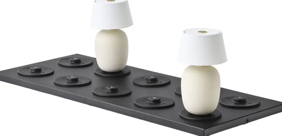 New Audo Copenhagen Opladningsbræt til Portable Lampe 76,5 cm, Sort