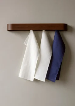 Best Audo Copenhagen Papilio Viskestykke 2 stk. 64x40 cm, Indigo/White