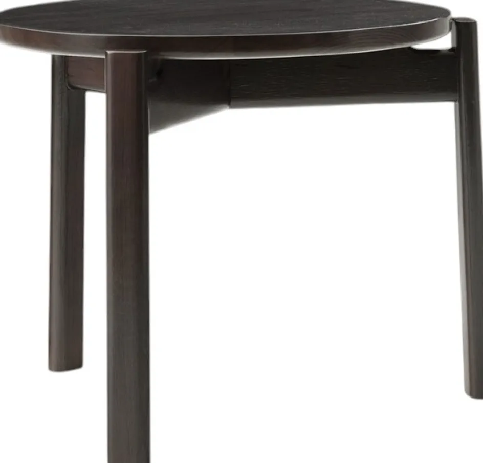 Hot Audo Copenhagen Passage Loungebord 43 cm, Mørk Lakeret Eg