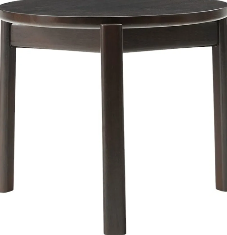 Hot Audo Copenhagen Passage Loungebord 43 cm, Mørk Lakeret Eg