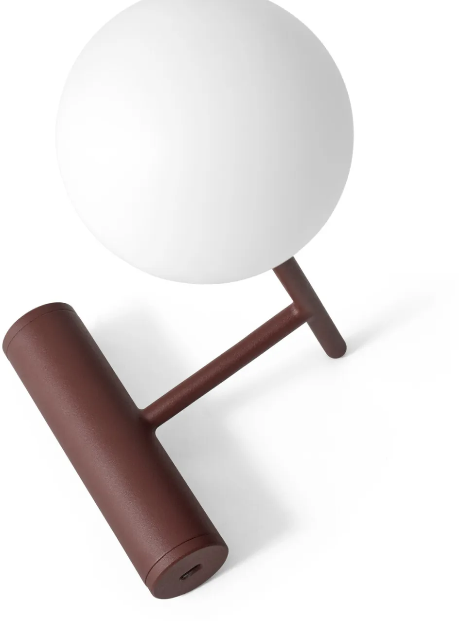 Outlet Audo Copenhagen Phare Bordlampe H23 cm, Brændt Rød