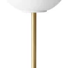 Audo Copenhagen Lamper Til Kontoret|Lamper Til Soveværelset > TR Bulb Bordlampe H41 cm, Mat Opal/Messing