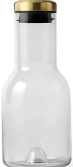Clearance Audo Copenhagen Vandflaske 0,5 L, Klar Glas/Messing