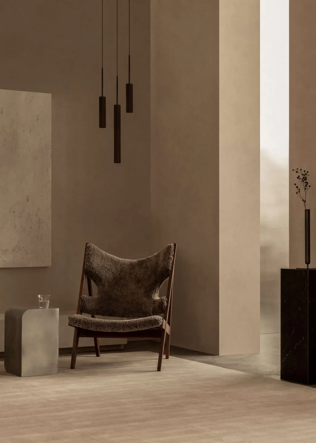 Audo Copenhagen Borde > Volume Sidebord H45 cm, Aluminium