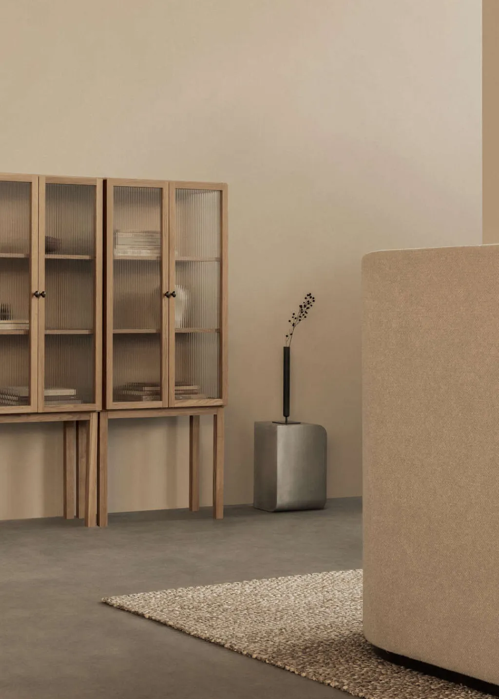 Audo Copenhagen Borde > Volume Sidebord H45 cm, Aluminium