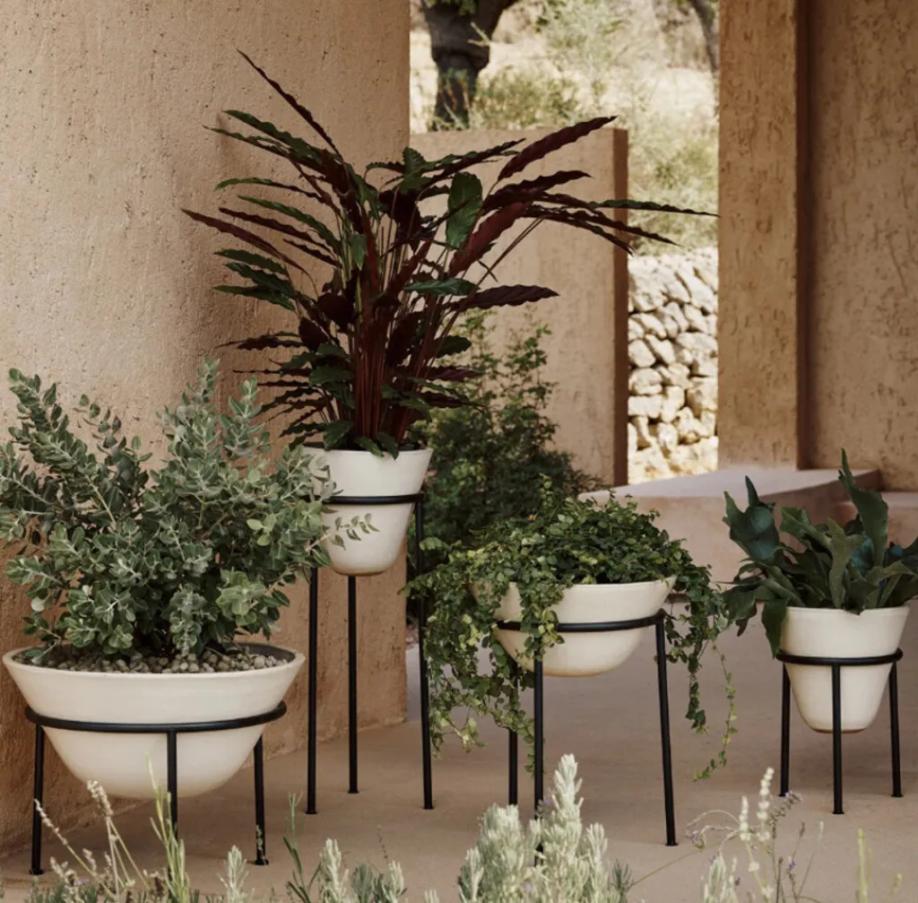 Audo Copenhagen Stue|Urtepotter Og Krukker > Daiza Planteopsats H65 cm, Ivory