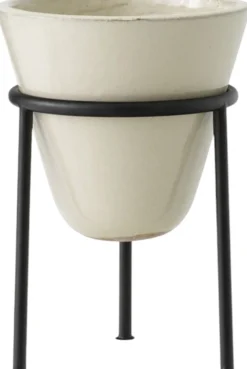 Best Daiza Planteopsats ?25 cm, Ivory Stue|Urtepotter Og Krukker
