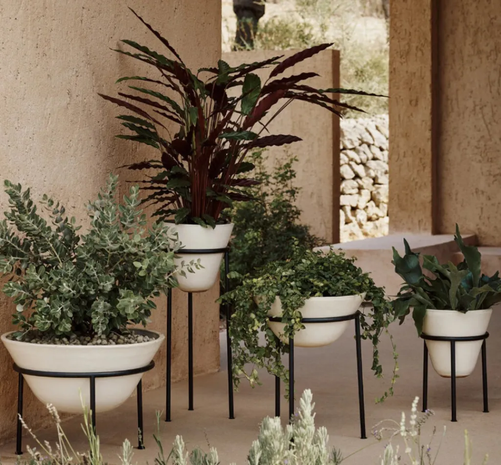 Best Daiza Planteopsats ?25 cm, Ivory Stue|Urtepotter Og Krukker