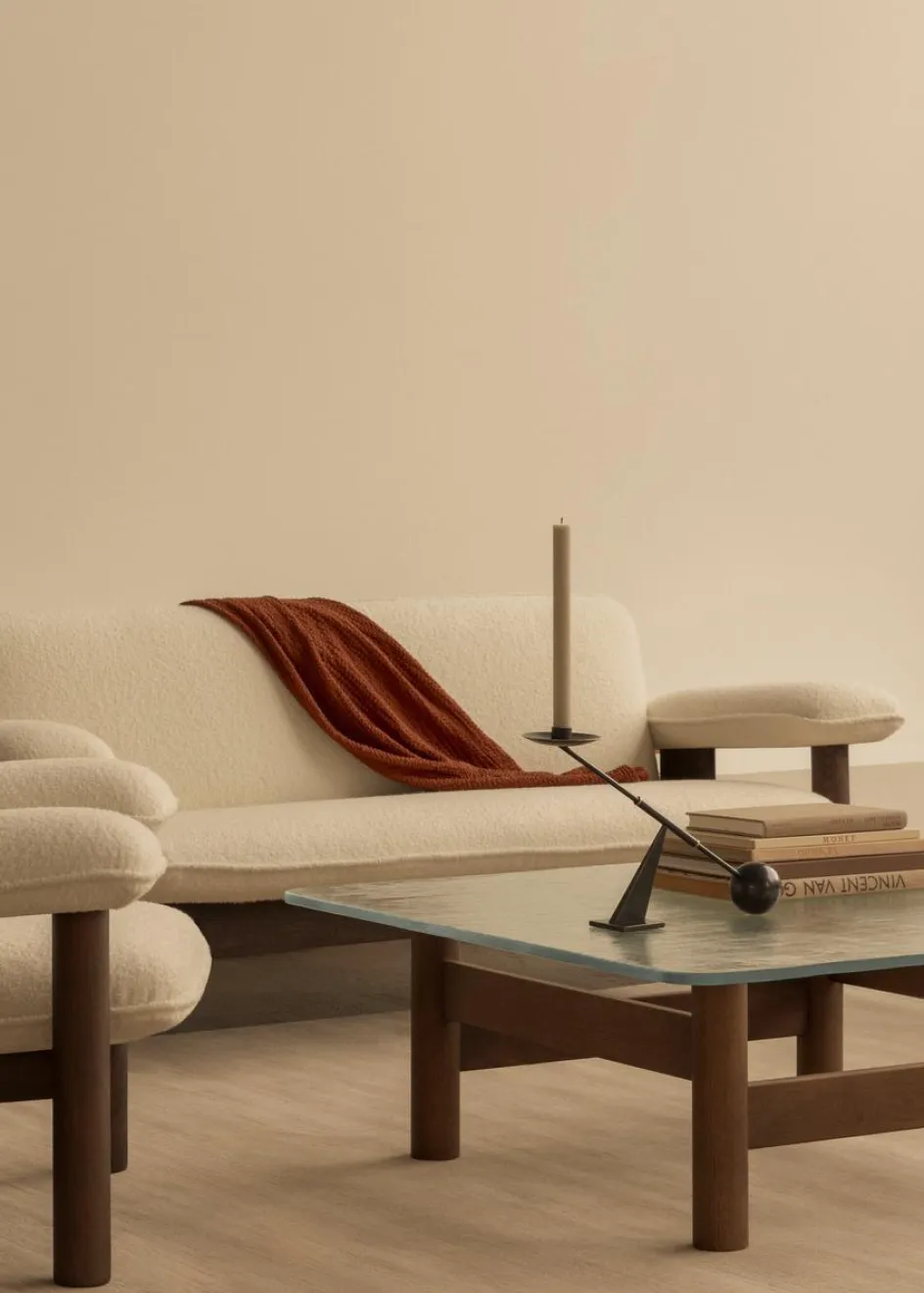 Online Audo Copenhagen Interconnect Lysestage H26 cm, Bronzeret Messing