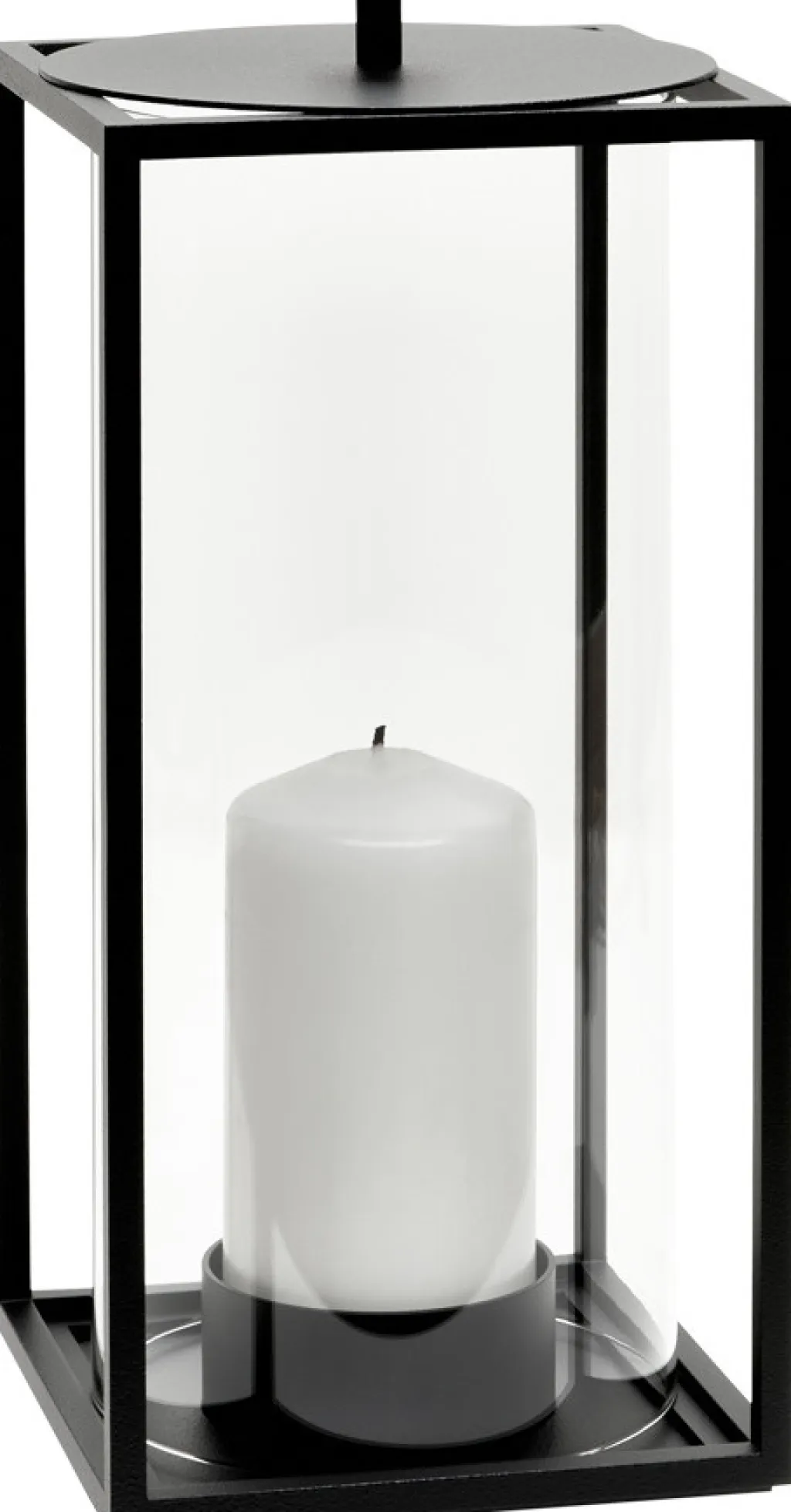 Hot Kubus LightIn Lanterne H24 cm, Sort Lanterner