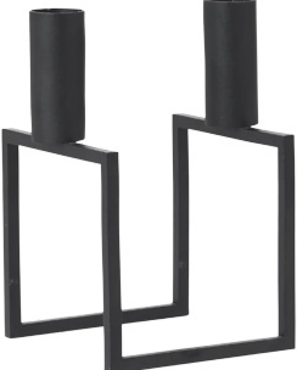 Discount Kubus Line Lysestage H16 cm, Lysestager