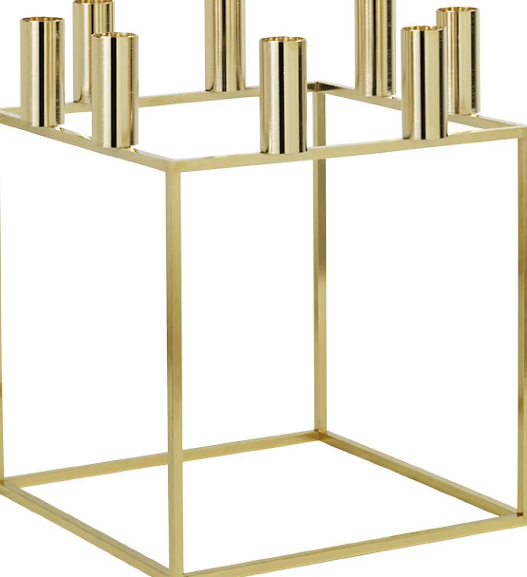 Clearance Kubus 4 Lysestage H20 cm, Lysestager