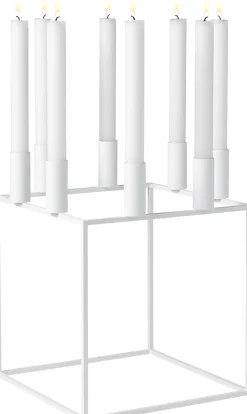 Online Kubus 8 Lysestage H29 cm, Lysestager