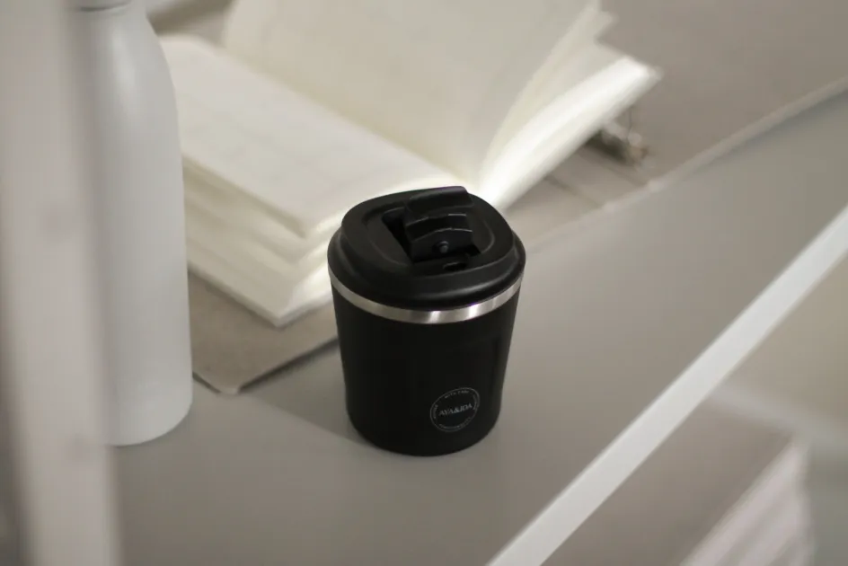 New AYA&IDA CUP2GO Termokop 240 ml, Matte Black
