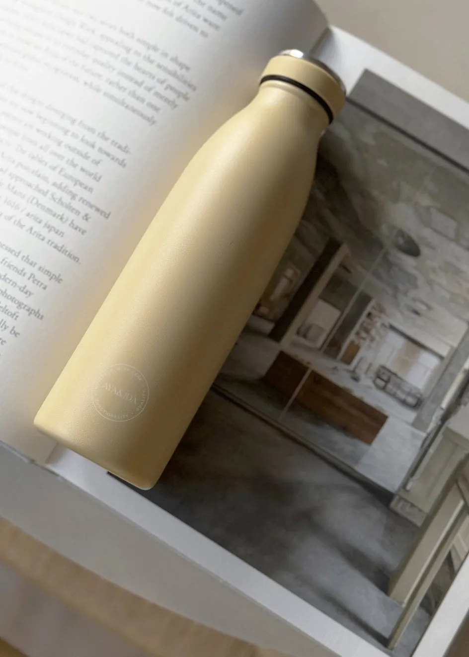 New AYA&IDA Drikkeflaske 500 ml, Dusty Yellow