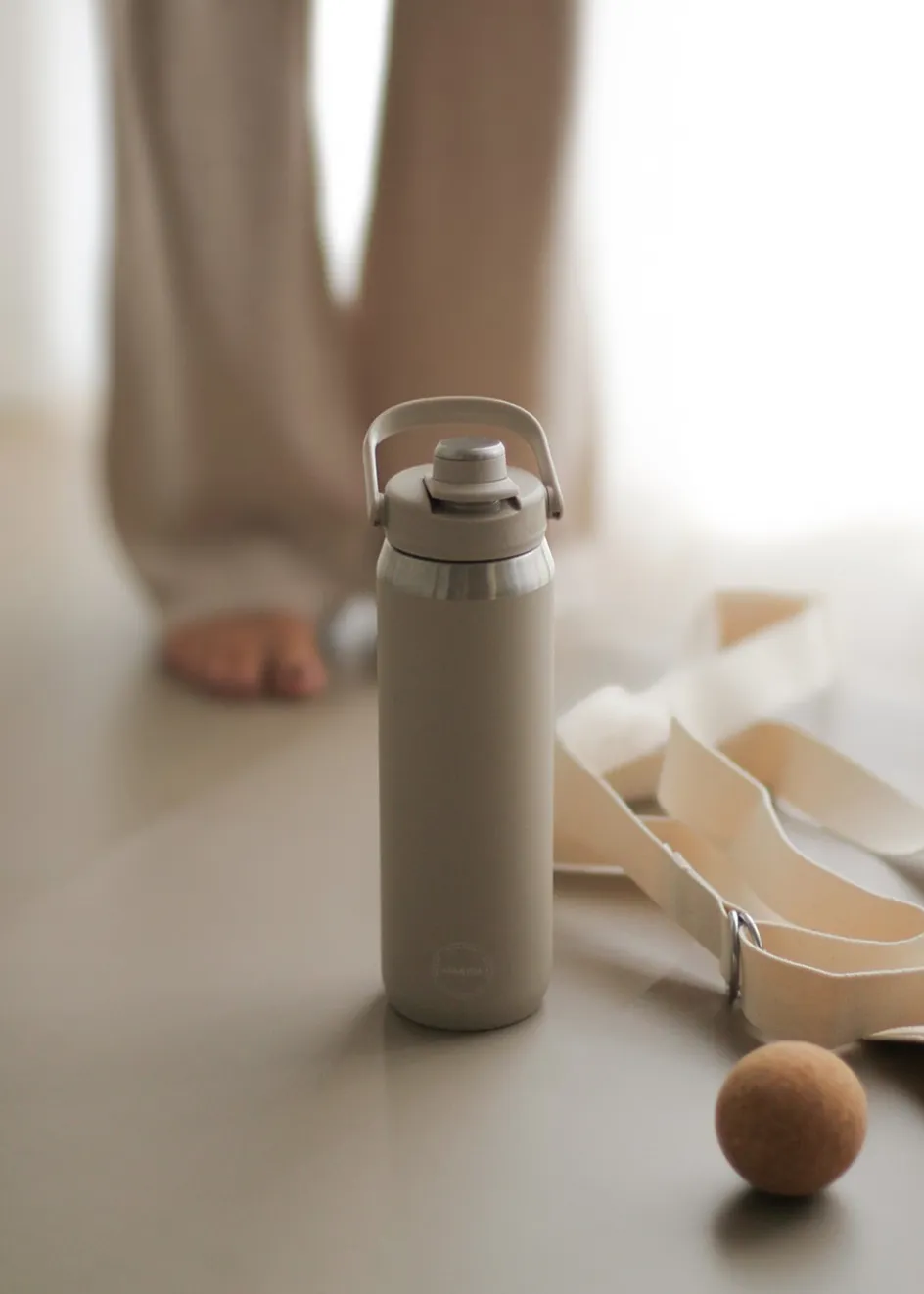 AYA&IDA Sports Drikkeflaske , Cream Beige