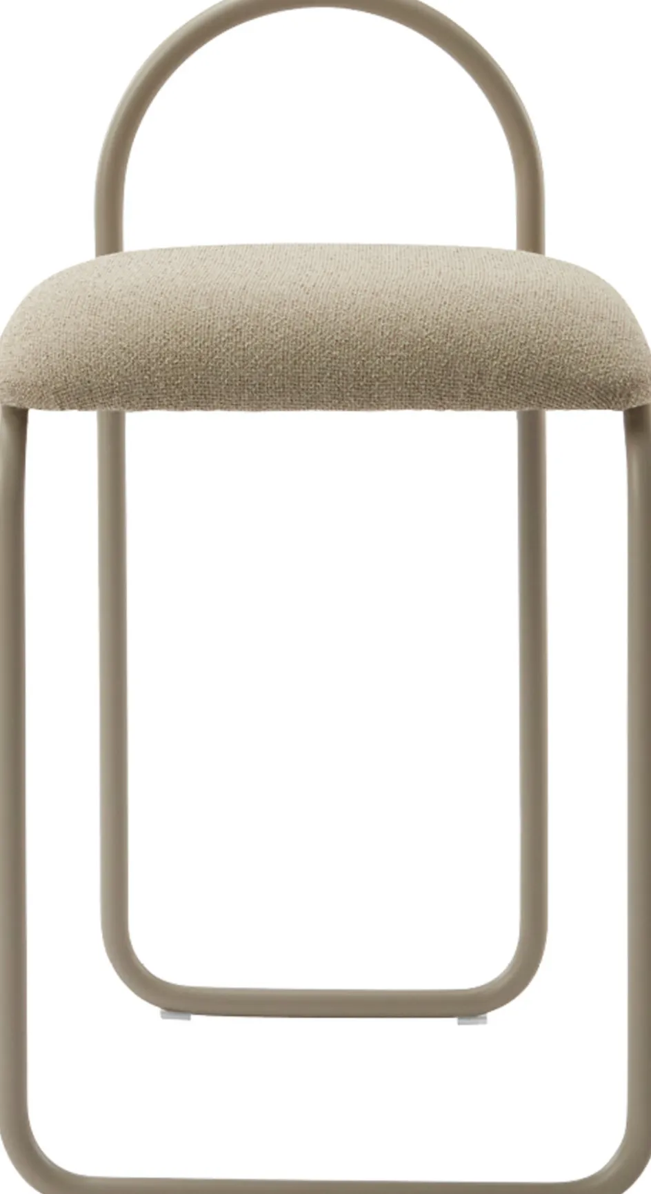 Clearance AYTM ANGUI Stol, Taupe Bouclé