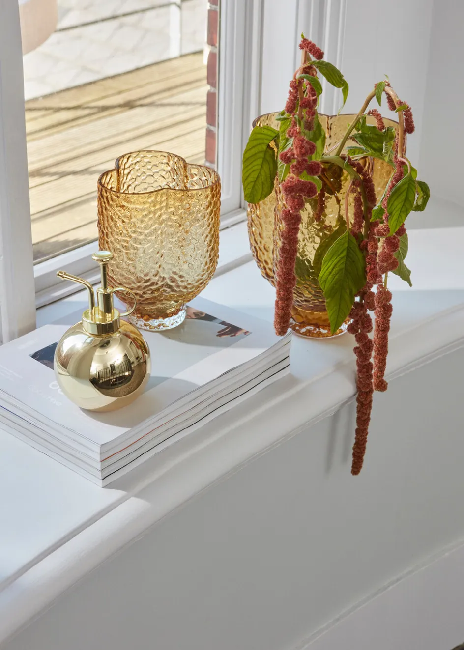 Best AYTM ARURA Trio Vase H, Amber