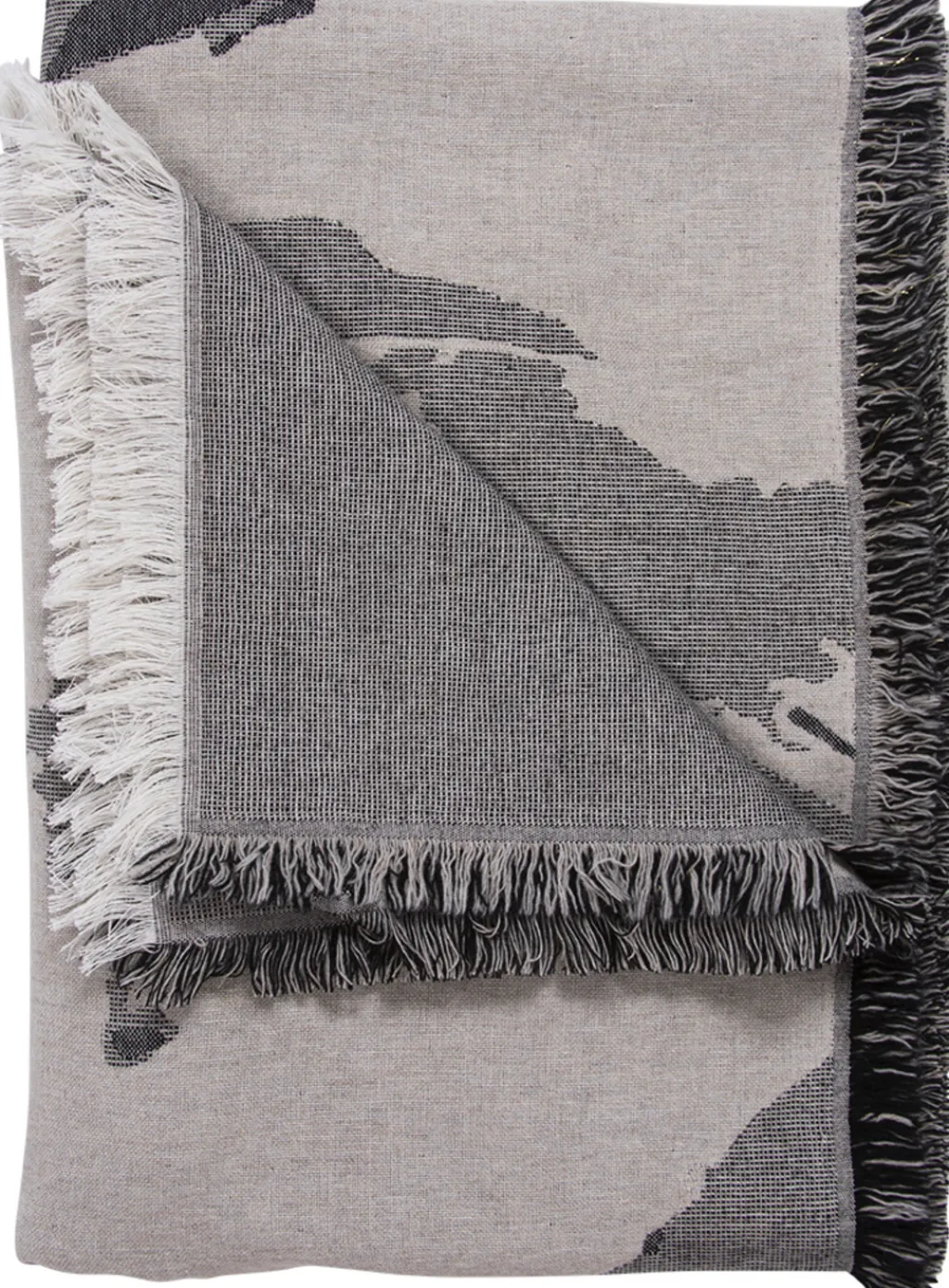 AYTM Uderum|Plaider Og Tæpper > FLOREO Plaid 130x170 cm, Multi Beige