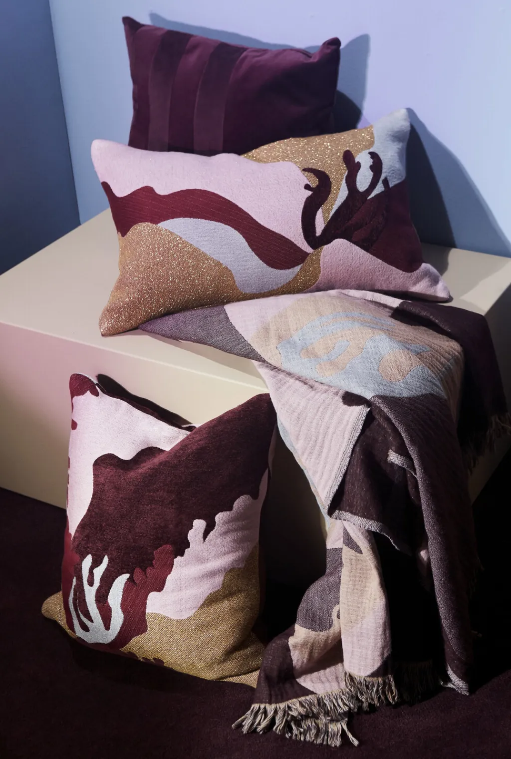Outlet FLOREO Pude 45x45 cm, Multi Soveværelse|Puder Og Betræk