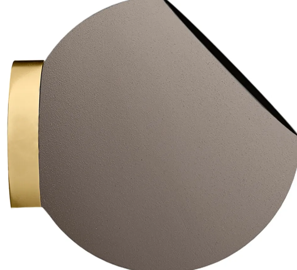 Outlet AYTM GLOBE Urtepotte Væghængt H, Taupe/Guld