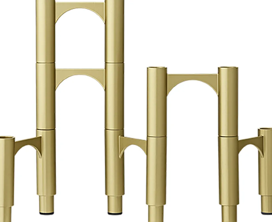 New AYTM COMPONO Lysestage H12 cm, Guld