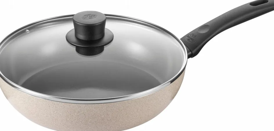 Clearance Ballarini Ledro Sautepande m. Låg 28 cm, Beige