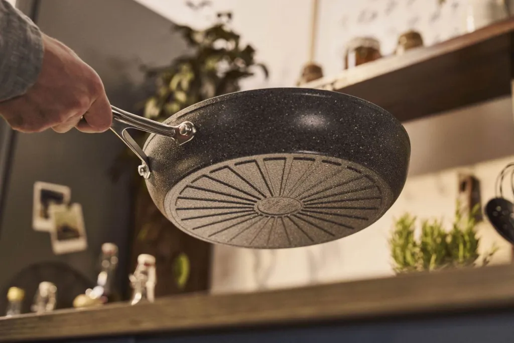 Ballarini Pander > Salina Ceramic Stegepande 32 cm, Stone Grey