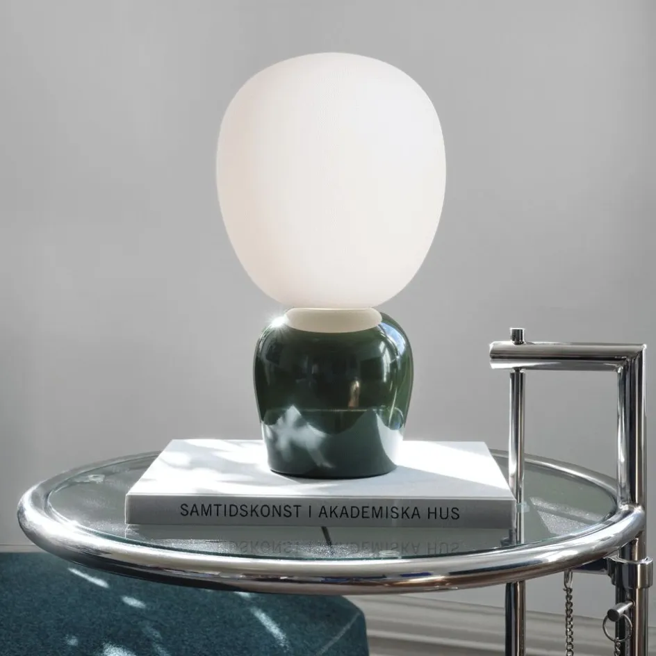 Hot Belid Buddy Bordlampe H33,5 cm, Grøn/Opal