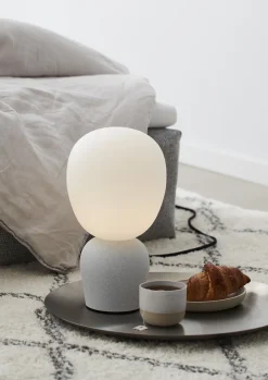 Discount Belid Buddy Bordlampe H33,5 cm, Muslingeskal/Opal