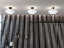 Best Belid Bullo XL Plafond ?38 cm, Messing/Opal