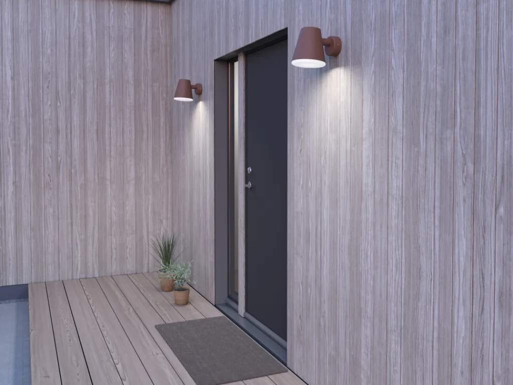 New Mist Væglampe Udendørs 25,5 cm, Lamper Til Haven Og Terrassen|Udendørs Væglamper