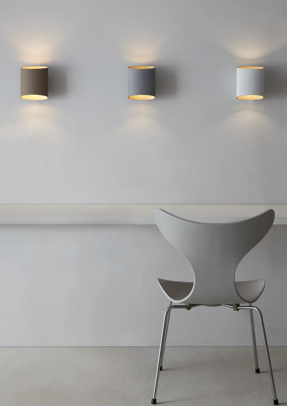 Sale Belid Sinne Væglampe H17 cm, Sand Struktur/Messing