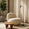 Best Slender Gulvlampe H127,6 cm, Sort/Messing Lamper Til Kontoret|Lamper Til Stuen