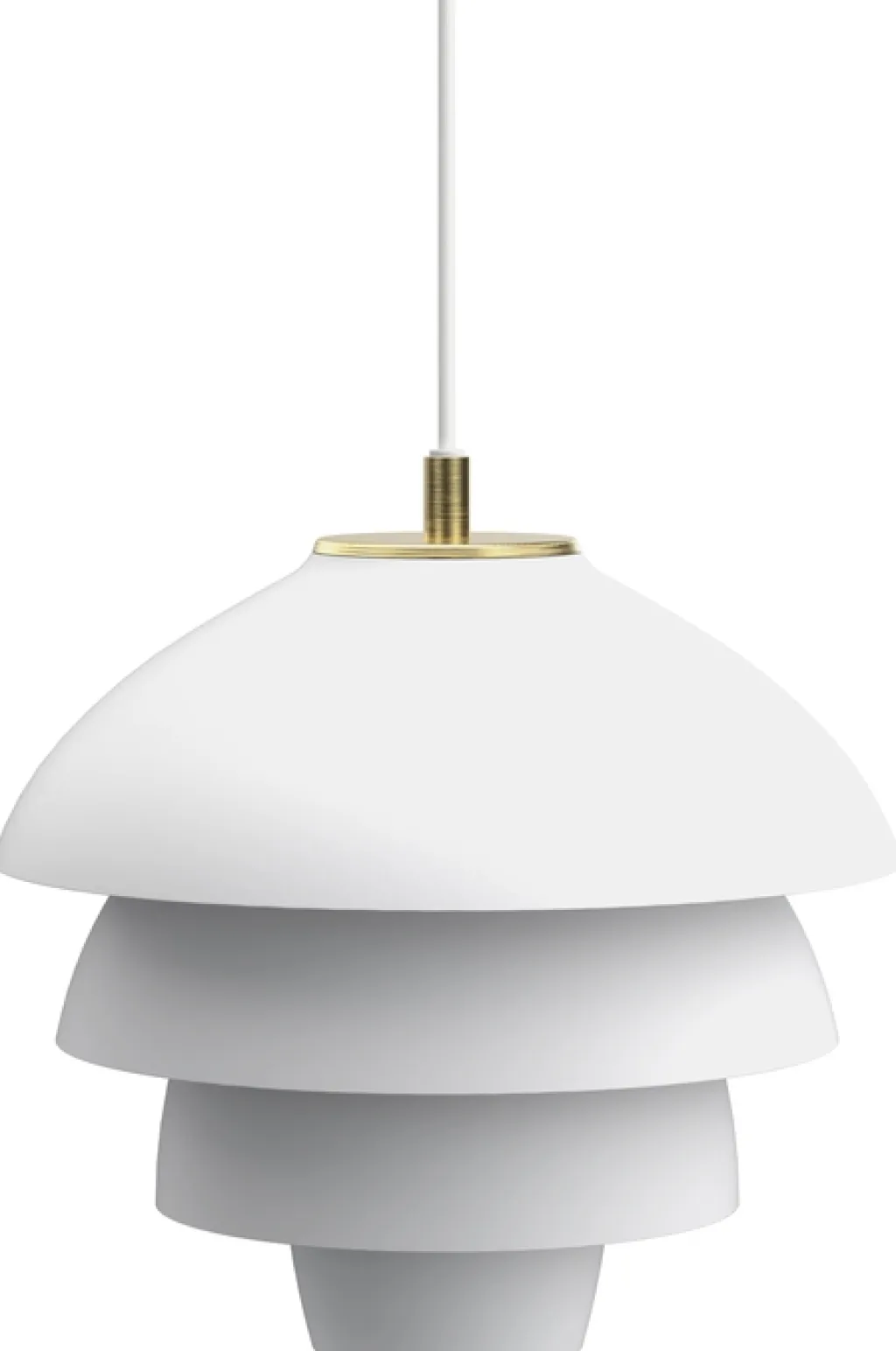 Belid Pendler > Valencia Pendel ?32 cm, Mat Hvid/Messing