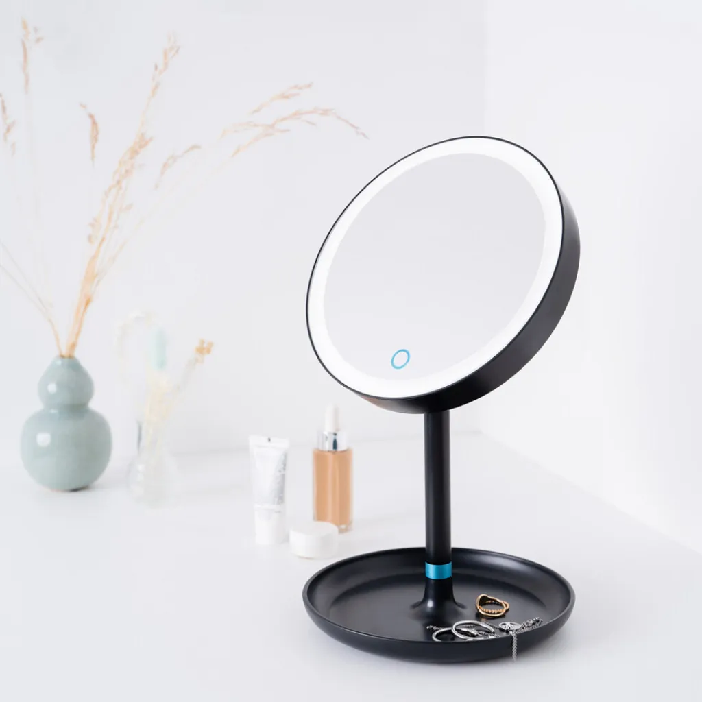 Beurer Spejle|Badeværelse > BS 45 Makeupspejl m. Lys og 5 x Forstørrende Spejl,