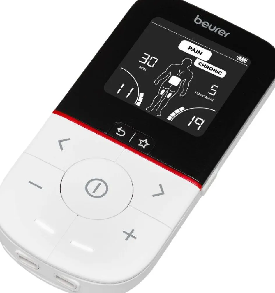 Beurer EM 56 TENS/EMS-apparat m. 4 elektroder, Hvid