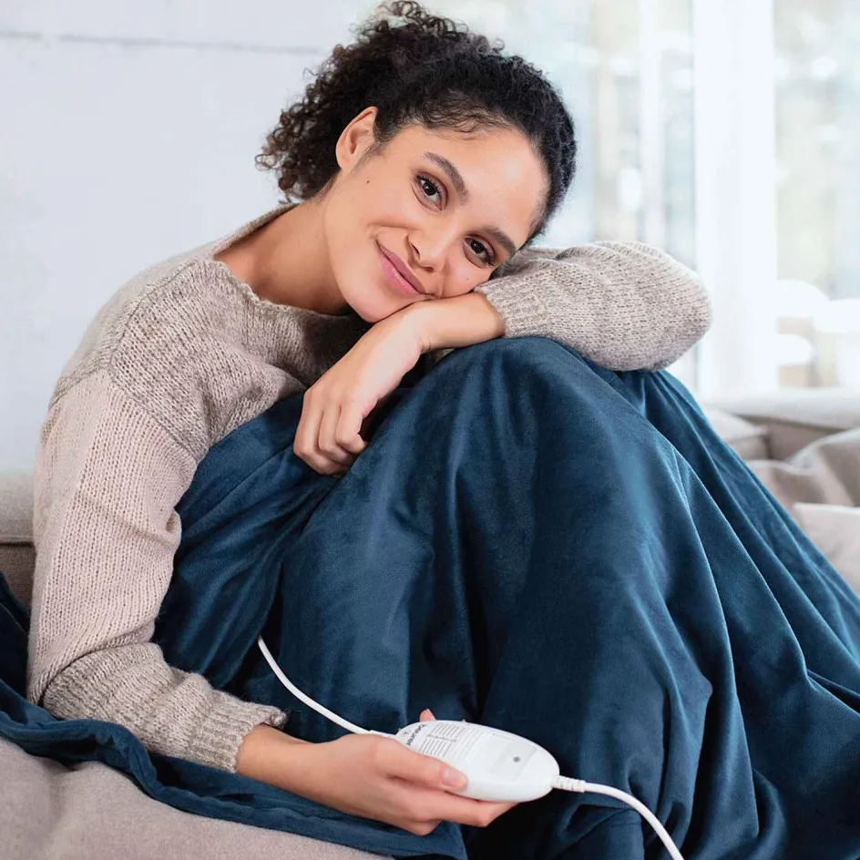Online Beurer HD 75 Varmeplaid 130x180 cm, Blå