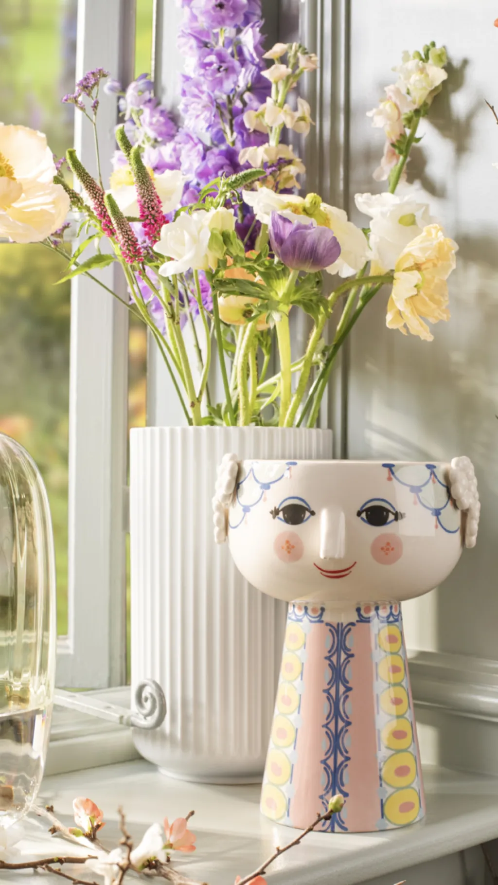 Bjørn Wiinblad Stue|Vaser > Eva Vase H23 cm, Pink