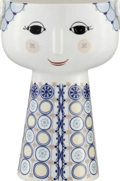 Online Bjørn Wiinblad Eva Vase H18,5 cm, Blå