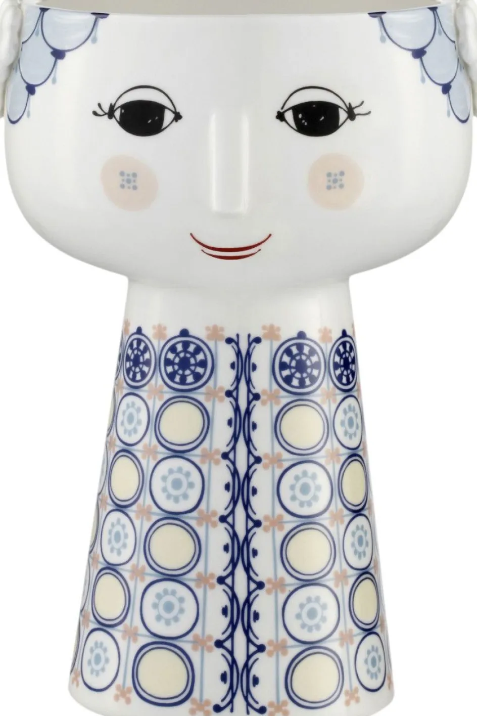 Online Bjørn Wiinblad Eva Vase H18,5 cm, Blå