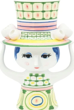 Online Lady With Hat Vase H24,5 cm, Grøn Stue|Vaser