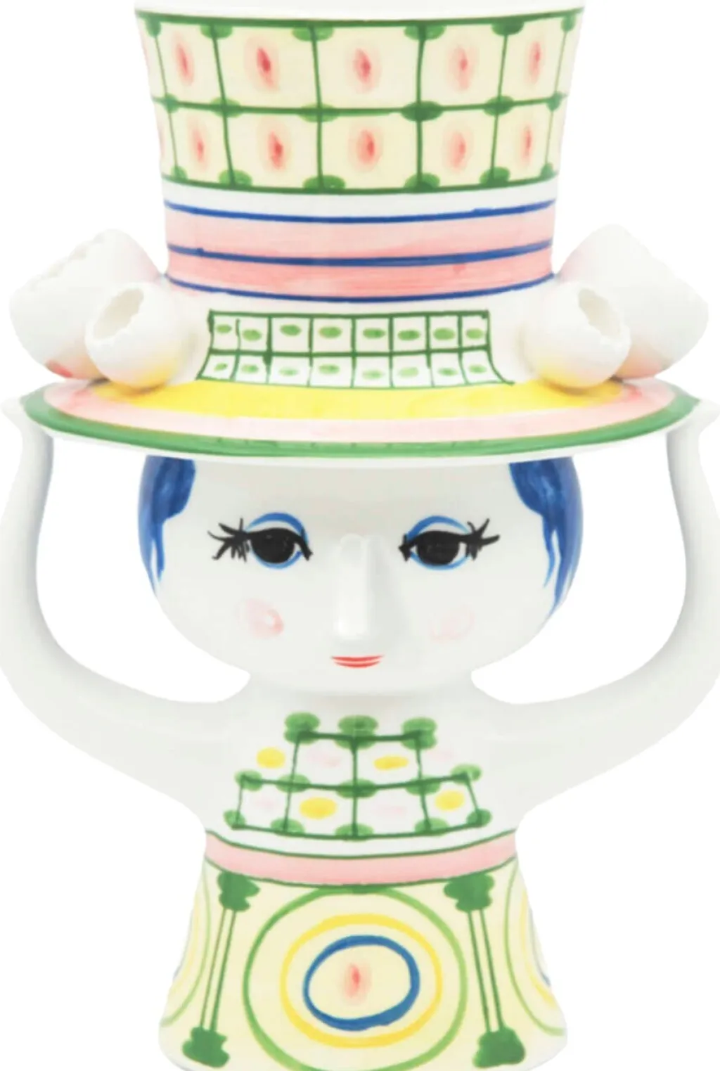 Online Lady With Hat Vase H24,5 cm, Grøn Stue|Vaser