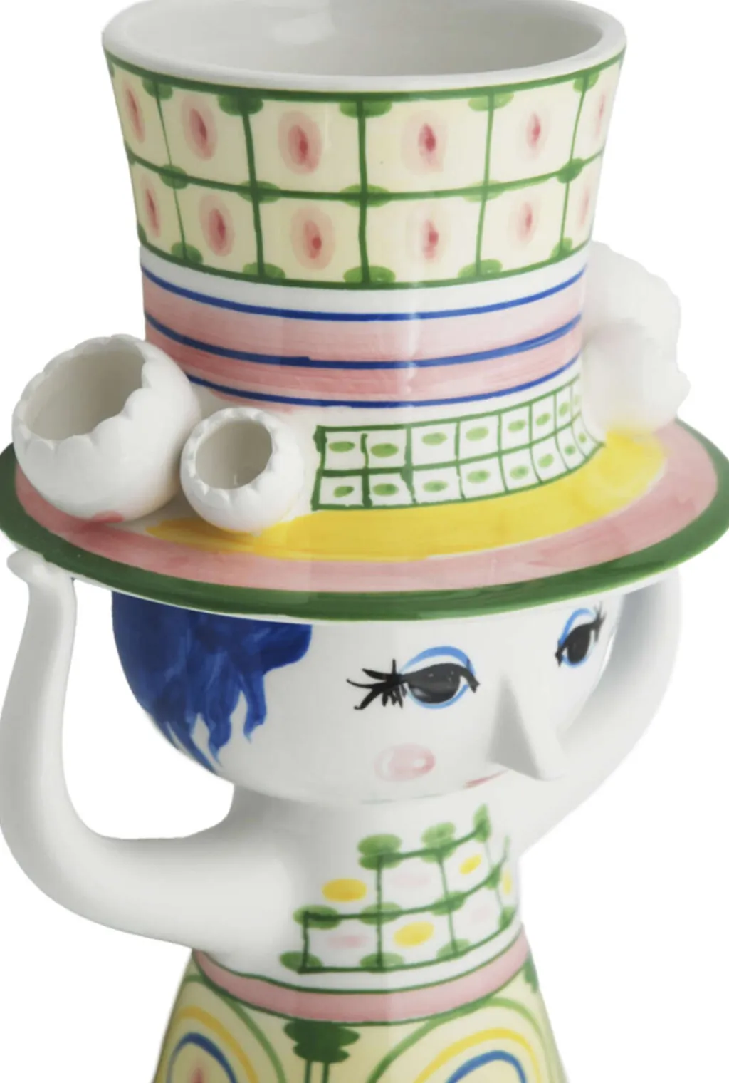 Online Lady With Hat Vase H24,5 cm, Grøn Stue|Vaser