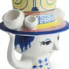 Discount Bjørn Wiinblad Lady With Hat Vase H20,5 cm, Blå