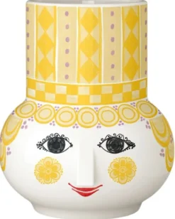 Best Bjørn Wiinblad Olga Lysestage H9 cm, Gul