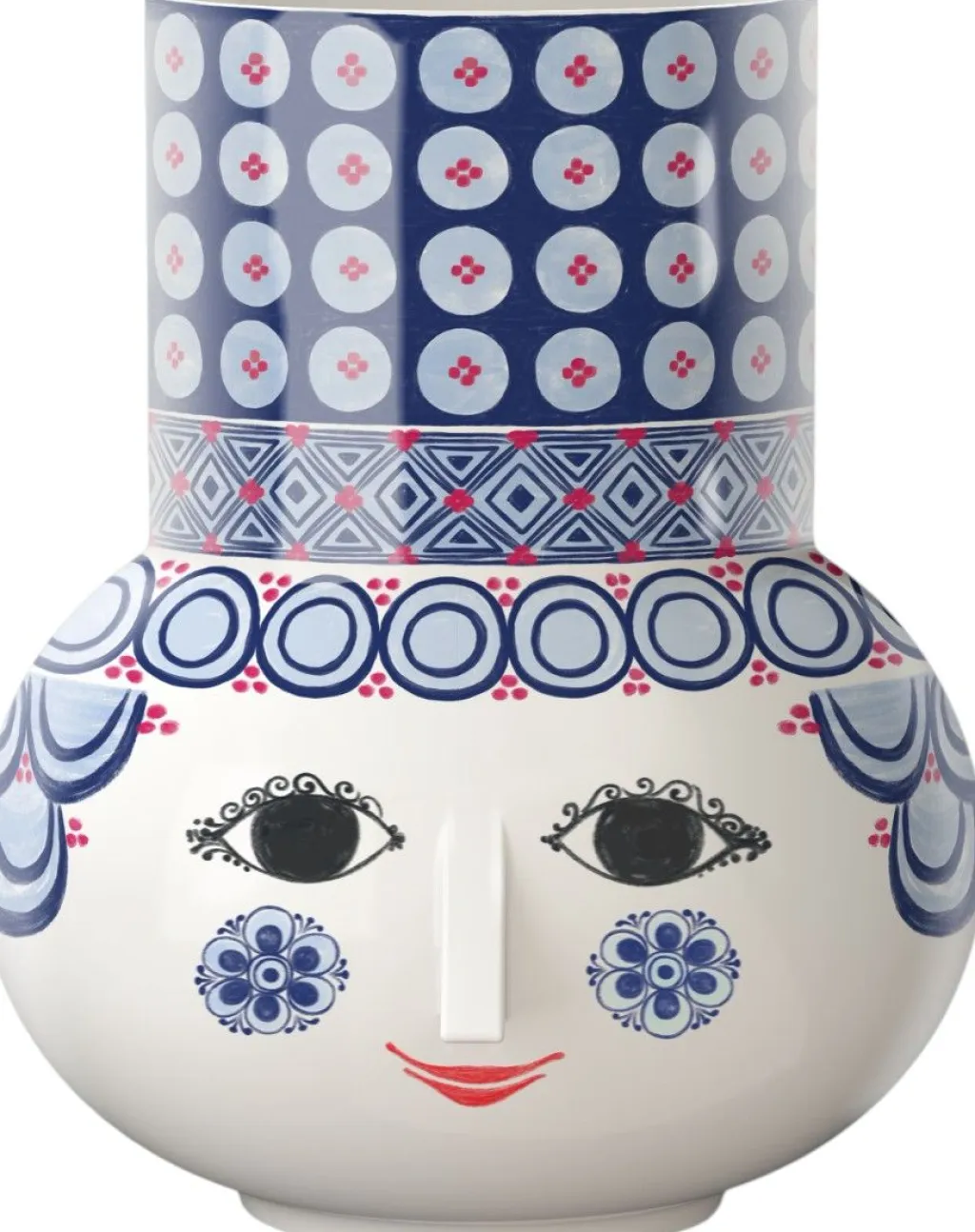 Bjørn Wiinblad Stue|Vaser > Olga Vase H20 cm, Blå